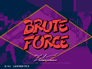 Brute Force (C) 1991 Leland