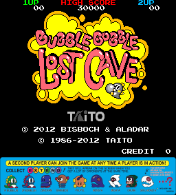 Bubble Bobble: Lost Cave (C) 1986 Taito