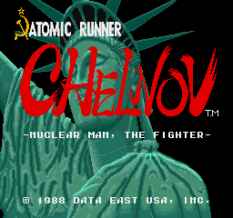 Chelnov - Atomic Runner (C) 1988 Data East Corp.