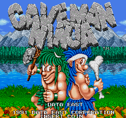 Caveman Ninja (C) 1991 Data East