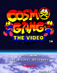 Cosmo Gang the Video (C) 1991 Namco