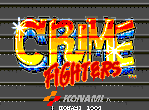 Crime Fighters (C) 1989 Konami