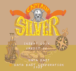 Captain Silver (C) 1987 Data East Corp.