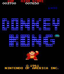 Donkey Kong (C) 1981 Nintendo