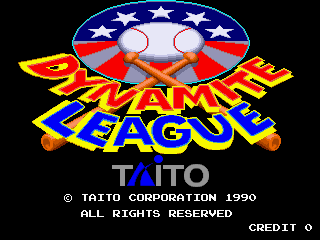 Dynamite League (C) 1990 Taito