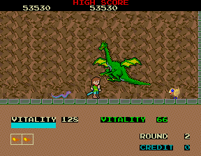 Dragon Buster (C) 1984 Namco
