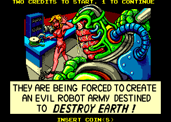 Escape from the Planet of the Robot Monsters (C) 1989 Atari