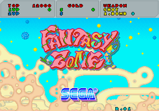 Fantasy Zone (C) 1986 Sega