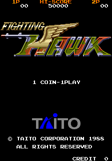 Fighting Hawk (C) 1988 Taito