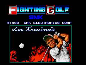 Fighting Golf (c) 1988 SNK