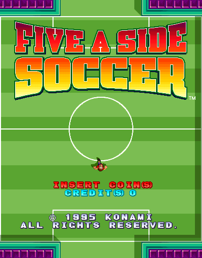 Five a Side Soccer (c) 1995 Konami