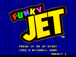 Funky Jet (C) 1992 Mitchell