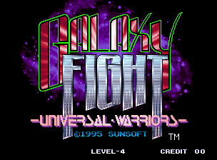 Galaxy Fight - Universal Warriors (C) 1995 Sunsoft