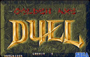 Golden Axe - The Duel (c) 01/1995 Sega