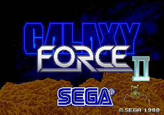 Galaxy Force II (c) 1988 Sega