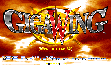 Giga Wing (C) 1999 Capcom