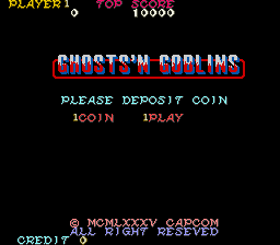 Ghosts'n Goblins (C) 1985 Capcom