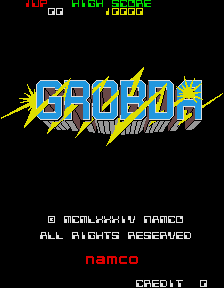 Grobda (C) 1984 Namco