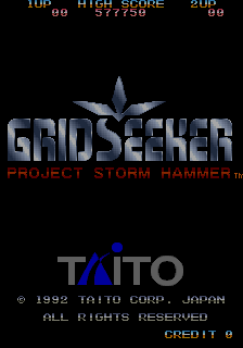 Gridseeker - Project Storm Hammer (C) 1992 Taito