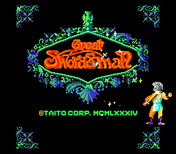 Great Swordsman (C) 1984 Taito