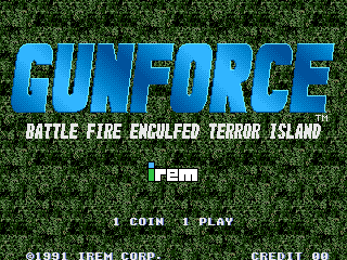 Gunforce (C) 1991 Irem