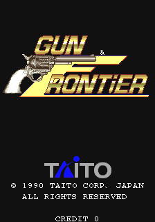 Gun & Frontier (C) 1990 Taito