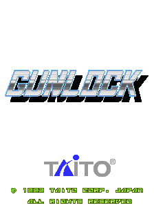 Gunlock (C) 1993 Taito