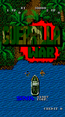 Guerrilla War (C) 1987 SNK