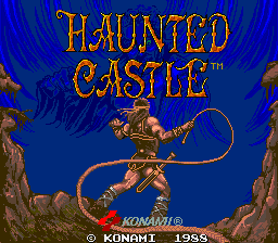 Haunted Castle (C) 1988 Konami