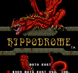 Hippodrome (C) 1989 Data East