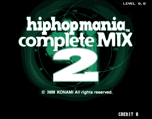 Hiphopmania Complete Mix 2 (C) 2000 Konami