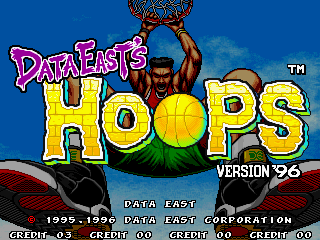 Dataeast's Hoops '96 (c) 1996 Data East. 