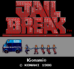 Jail Break (C) 1986 Konami