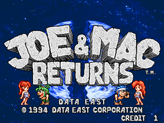 Joe & Mac Returns (C) 1994 Data East