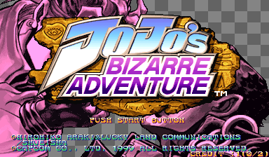 JoJo's Bizarre Adventure: Heritage for the Future (c) 1999 Capcom