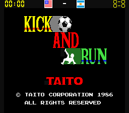 Kick and Run (c) 11/1986 Taito