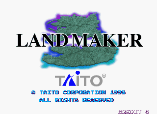 Land Maker (C) 1998 Taito