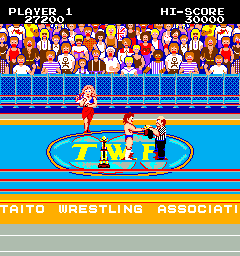 Mat Mania - The Prowrestling Network (c) 1985 Technos