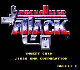 Mechanized Attack (C) 1989 SNK