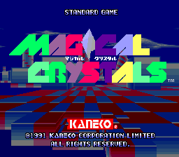 Magical Crystals (C) 1991 Kaneko