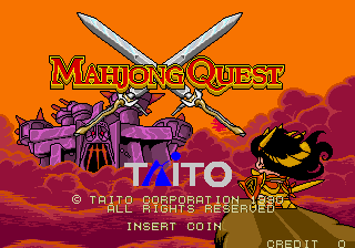 Mahjong Quest (C) 1990 Taito