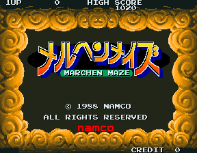 Marchen Maze (C) 1988 Namco