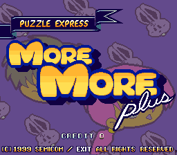 More More PLus - Puzzle Express (C) 1999 SemiCom/Exit