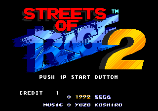 Streets of Rage 2 (c) 1993 Sega