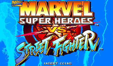 Marvel Super Heroes vs. Street Fighter (C) 1997 Capcom