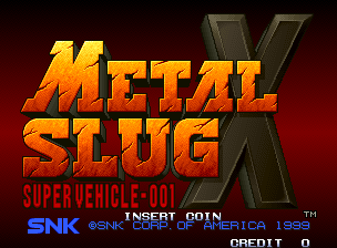 Metal Slug X (C) 1999 SNK