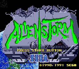 Alien Storm (c) 1991 Sega