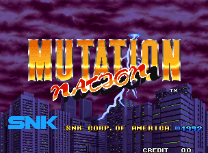 Mutation Nation (C) 1992 SNK