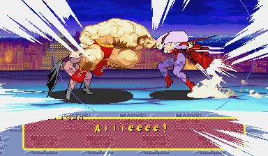 Marvel vs. Capcom: Clash of Super Heroes (C) 1998 Capcom