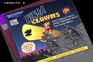 Ninja Clowns (C) 1991 Strata/Incredible Technologies